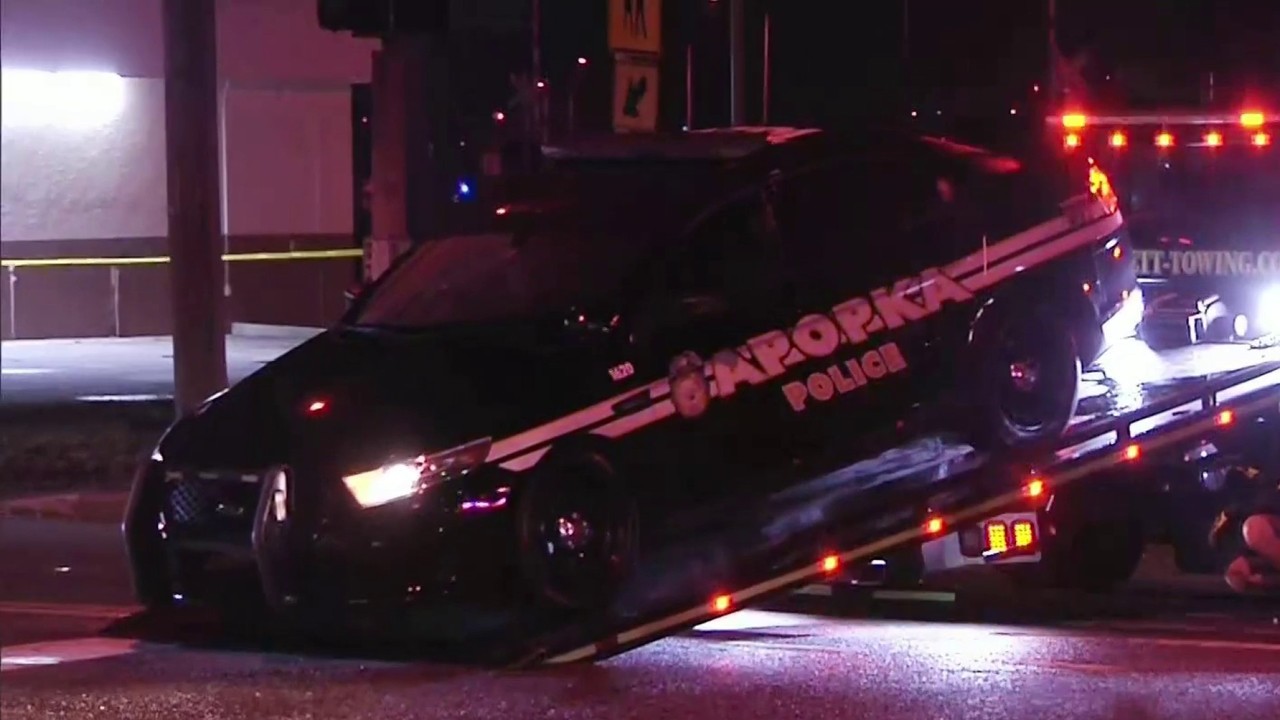 Crash victim run over, killed by Apopka police officer, FHP says